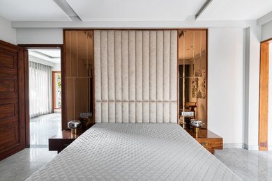 Example of a bedroom design in Other