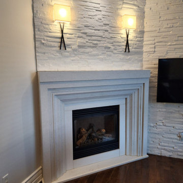Cast Stone Fireplace Mantels