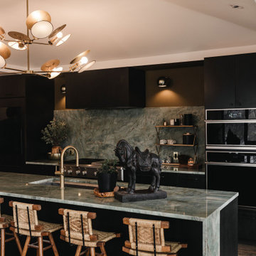 Calm kitchen, busy family
