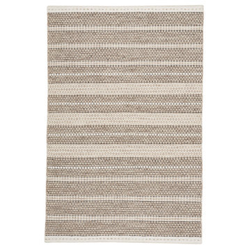 Oxfordshire Hand Woven Area Rug, Pine Nut, 3'x5'