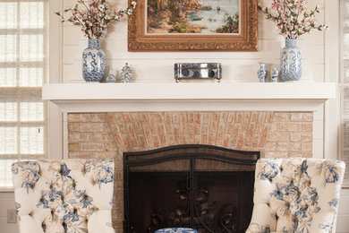 Living room - eclectic living room idea in Atlanta