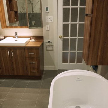 Bathroom makeover in Brossard, Quebec