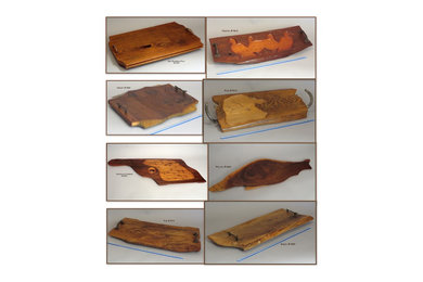 Aged Wood Serving Trays. Reclaimed Wood.