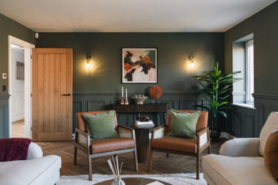 Inspiration for a modern living room in Other.