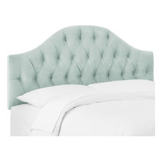 Shop Tufted Turquoise Headboard on Houzz