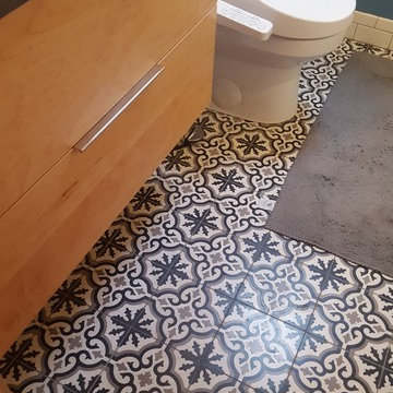 Tiny Bathroom Becomes Family Oasis