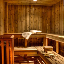 cabin stream sauna