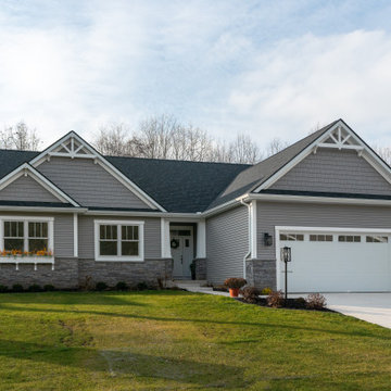 Modern Craftsman with Sleepy Blue Accents