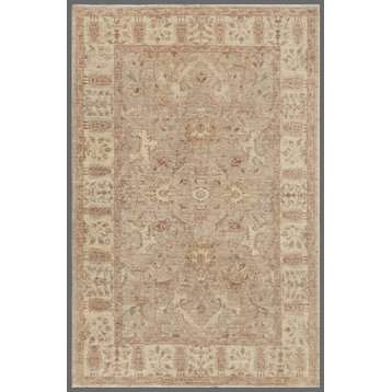 Pasargad Ferehan Collection Hand-Knotted Lamb's Wool Area Rug, 6'1"x9'1"
