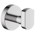 Symmons Industries - Dia Robe Hook, Chrome - The combination of the Dia Collection's quality and sleek design makes it a stylish choice for any contemporary bathroom. This robe hook features brass construction and includes mounting hardware for easy installation. If toggle anchors are used to secure this robe hook, it can hold up to 50 lbs. of load. Like all Symmons products, this Dia Wall Mounted Bathroom Robe Hook is backed by a limited lifetime consumer warranty and 10 year commercial warranty.