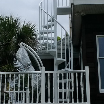 Spiral Stairs- Hamilton Residence-Casey Key -Florida