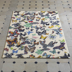 Butterfly Parade Opalin Rug - Rugs