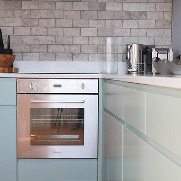 Small L-shaped kitchen
