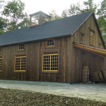 Sebago Lake Timber Frame Barn