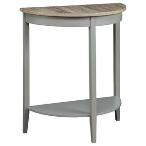 1 Size ACME Furniture 90161 Joey Gray Oak and Gray Console Table