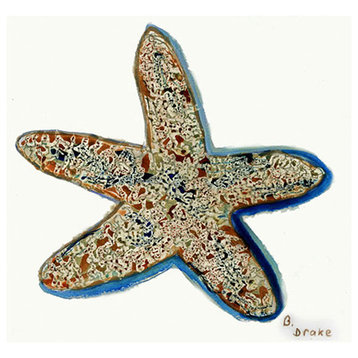 Betsy Drake Starfish Neoprene Coaster Set of 4
