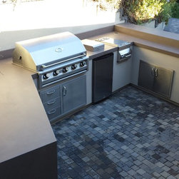 Custom U-shape Outdoor Kitchen - Products