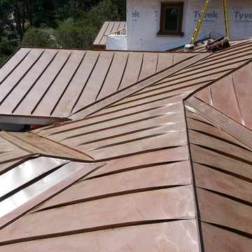 Monterey Copper Standing Seam Roof