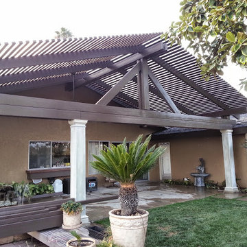 Attached Lattice Patio Cover