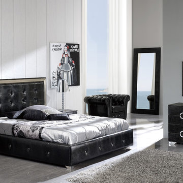 Coco Modern Black Bedroom Set - $3268.00