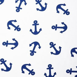 Anchors Away Roman blind, curtain and cushions fabric - Roman Shades