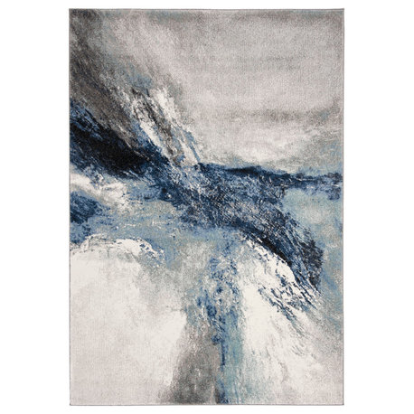 Safavieh Galaxy Collection GAL117 Rug, Blue/Grey, 8'x10'