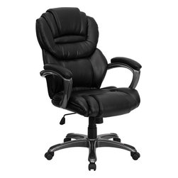 Flash Furniture High Back Black Leather Executive Swivel Office Chair With Leath - Office Chairs