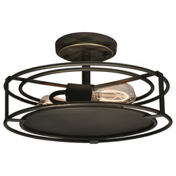 Industrial Flush-mount Ceiling Lighting by Dale Tiffany