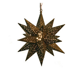 Rustic Tin Star Lights - Products