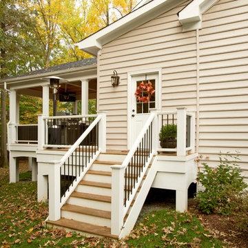 A Love of the Outdoors Inspires New Deck and Patio Design in Chantilly, Virginia