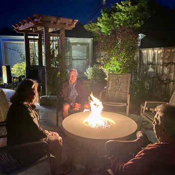 Fire pit sitting areas