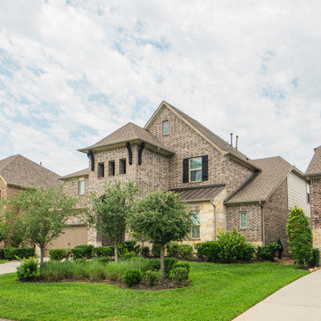 The Woodlands - Turf, Stained Patio, Gate, and Fences