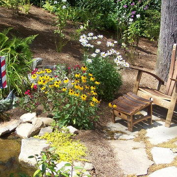 Crescent Court Landscape and Water Feature/Pond Project