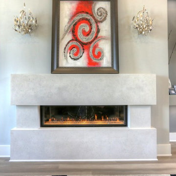 Stone Fireplace Mantels