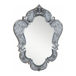Elegant Lighting - Elegant Lighting MR-2009GR Mirror venetian collection Grey mirror - Wall Mirrors