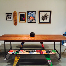 Deckbench - Recycled Skateboard Bench - Dining Benches