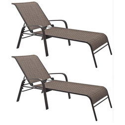 Contemporary Outdoor Chaise Lounges by CorLiving Distribution LLC