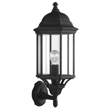 Sea Gull Lighting 8638701-12 Sevier Large One Light Uplight Outdoor Wall Lantern