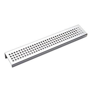 SereneDrains Stainless Steel Rectangle Rectangular Bathroom Shower Shelf - Square - 24 inch - Matte Black