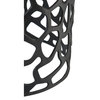 Ennis Black Oxidized Iron/Glass Side Table