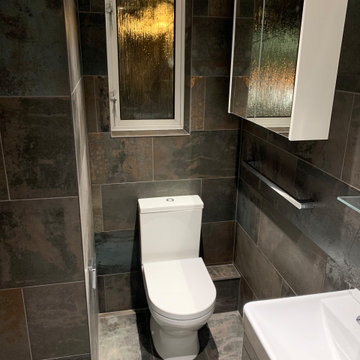 Refurbished Shower Room for First Floor Apartment in Bicester Town