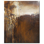 Eloise World Studio - Abstract Painting Limited Edition Giclee by Eloisexxx - NUTMEG DESIRE - 36 X 30 X 1.5 inch