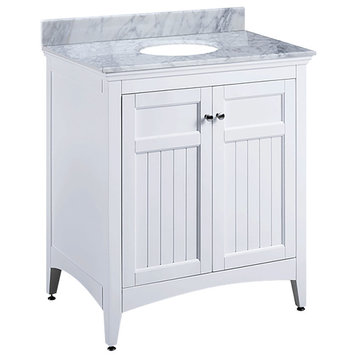 RYVYR V-DANUBE-30WT Danube 30-inch Vanity - White