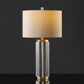 Safavieh Roshan Crystal Table Lamp White/Gold