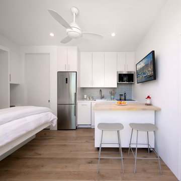Santa Barbara, Mesa, Contemporary, Garage Conversion to Accessory Dwelling Unit