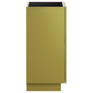 Quantum 18" Bathroom Vanity Cabinet (Sink Basin Not Included) - Gold