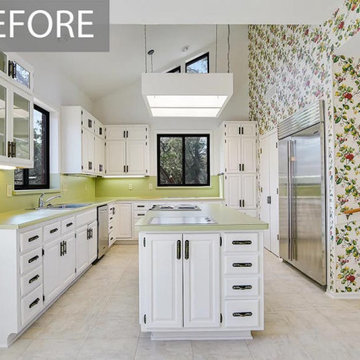 A Designer's Home Kitchen get a Warm, Modern Update