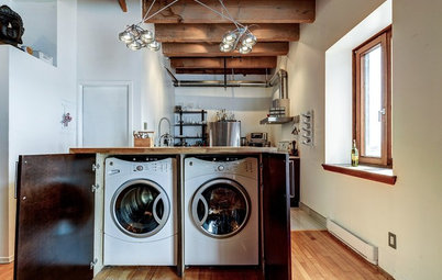 A Kitchen Laundry Cabinet Full of Surprises