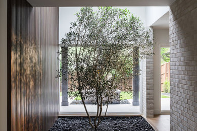 Inspiration for a 1950s home design remodel in Dallas