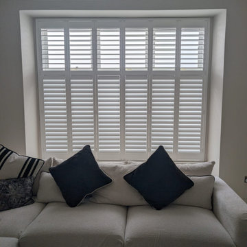 Made to Measure Blinds and Shutters in Cambernaud Glasgow — Before & After